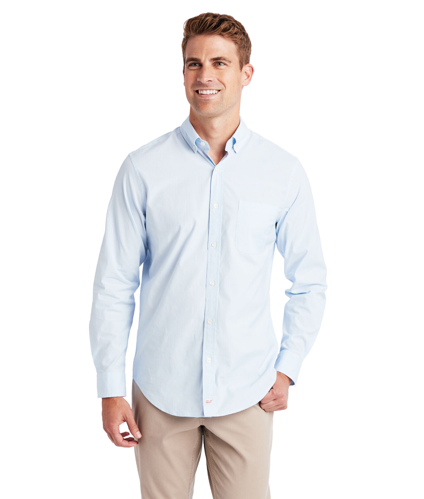 Shop Stretch Cotton Solid Shirt at ...